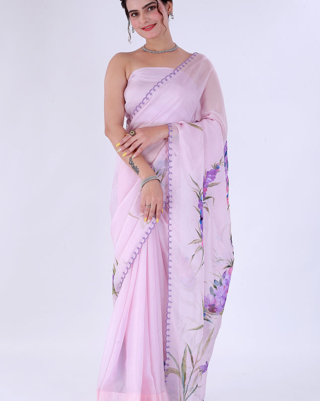 Love Lavendar Saree