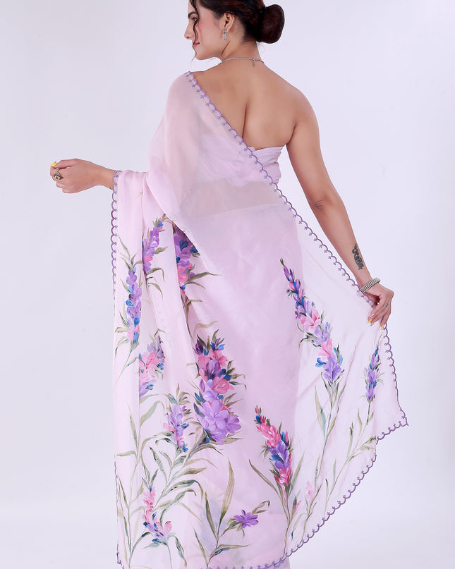 Love Lavendar Saree