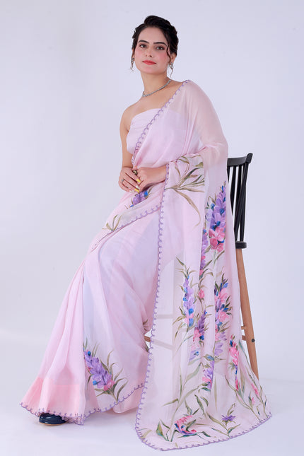 Love Lavendar Saree