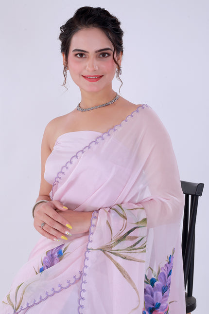 Love Lavendar Saree
