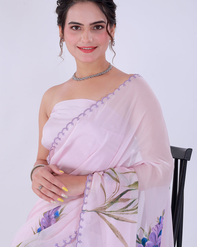 Love Lavendar Saree