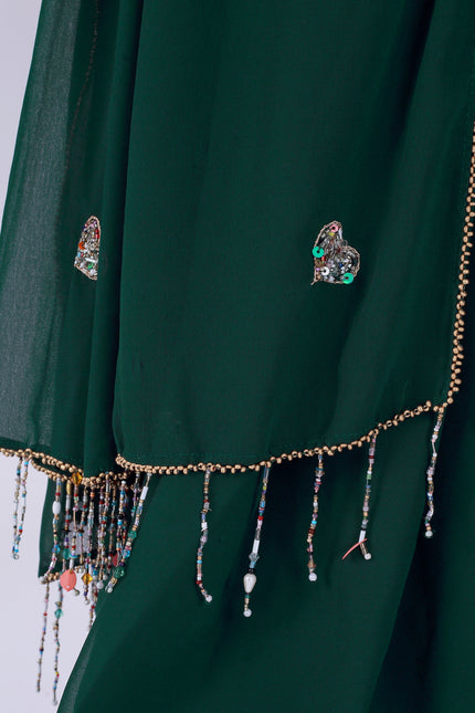 Dil-E-Bahar Saree Green