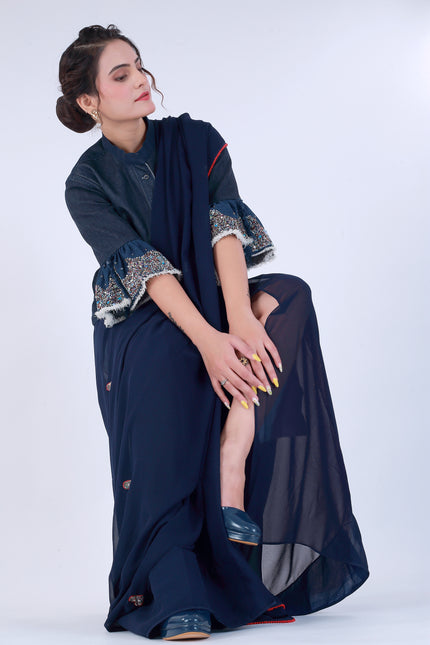 Dil-E-Bahar Saree Blue