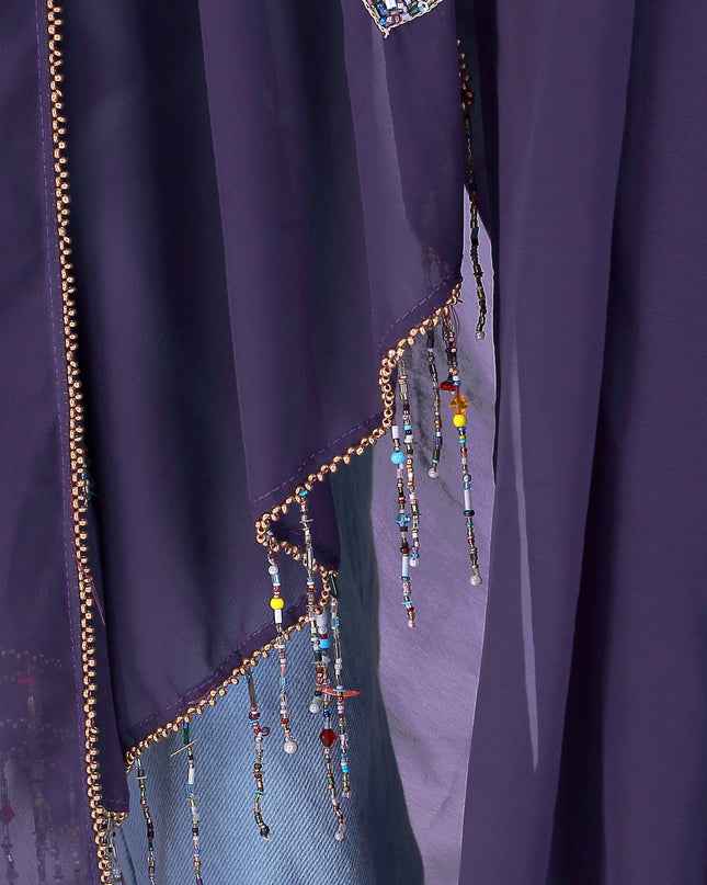 Dil-E-Bahar Saree Purple