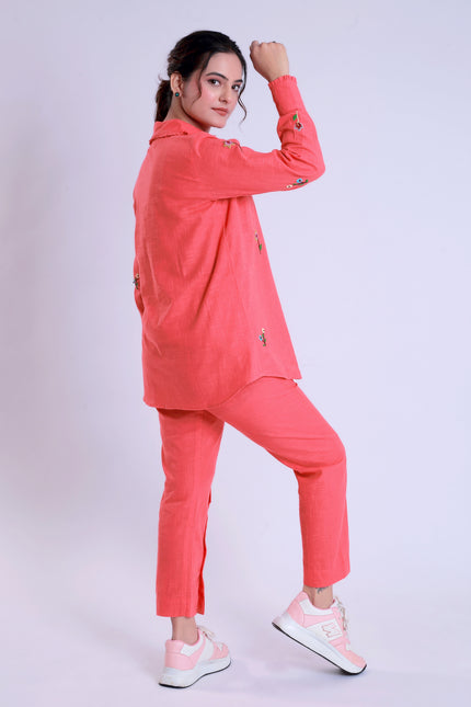 Baagicha Orange Co-ord Set