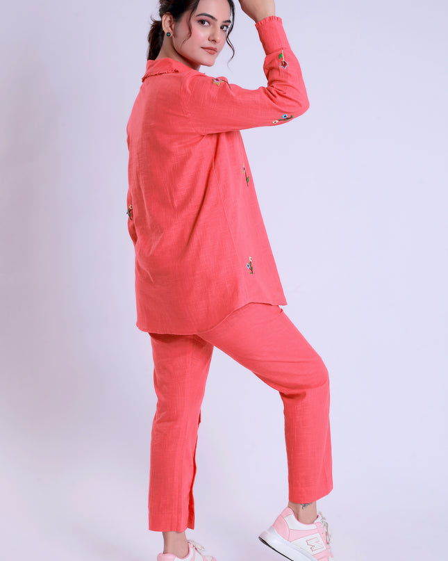 Baagicha Orange Co-ord Set