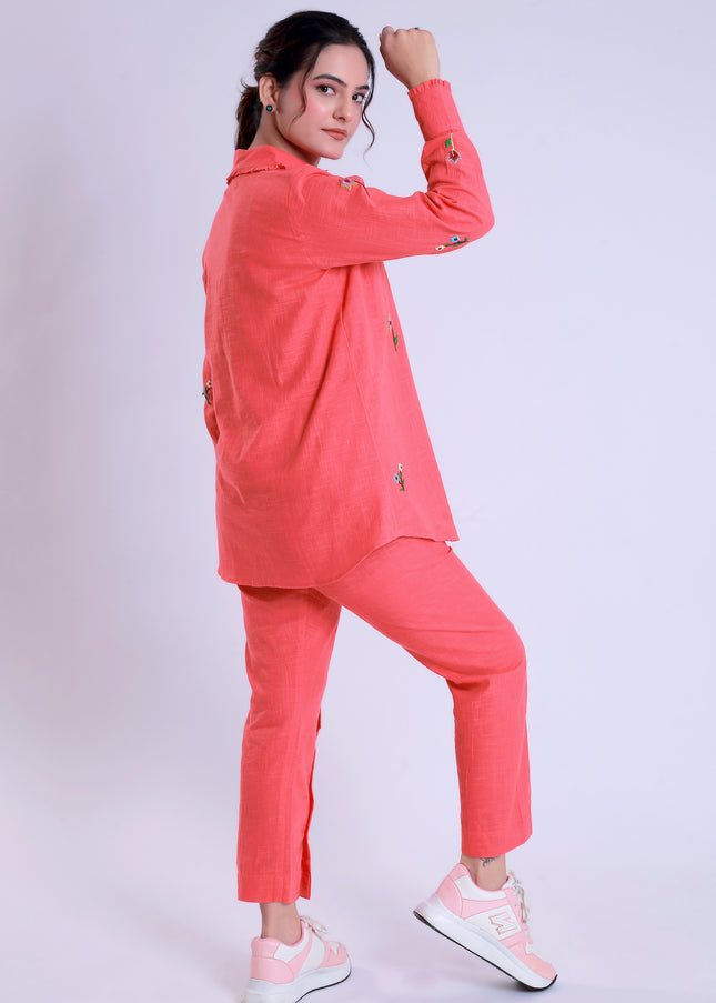 Baagicha Orange Co-ord Set