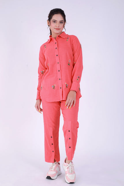 Baagicha Orange Co-ord Set