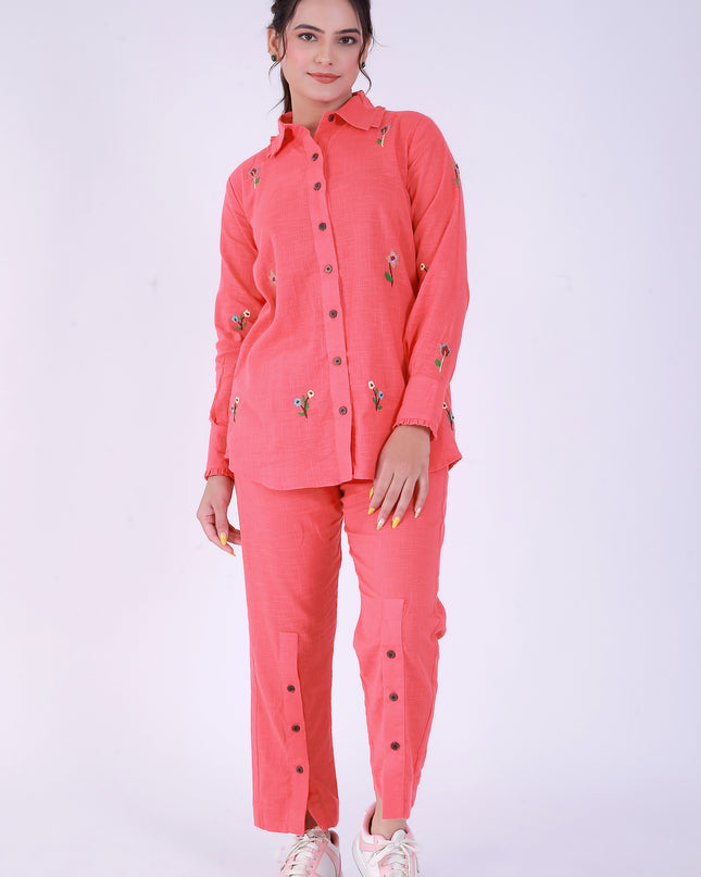 Baagicha Orange Co-ord Set