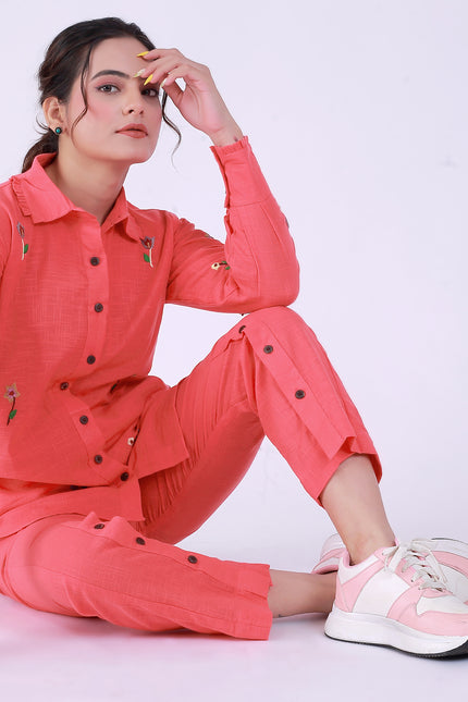 Baagicha Orange Co-ord Set