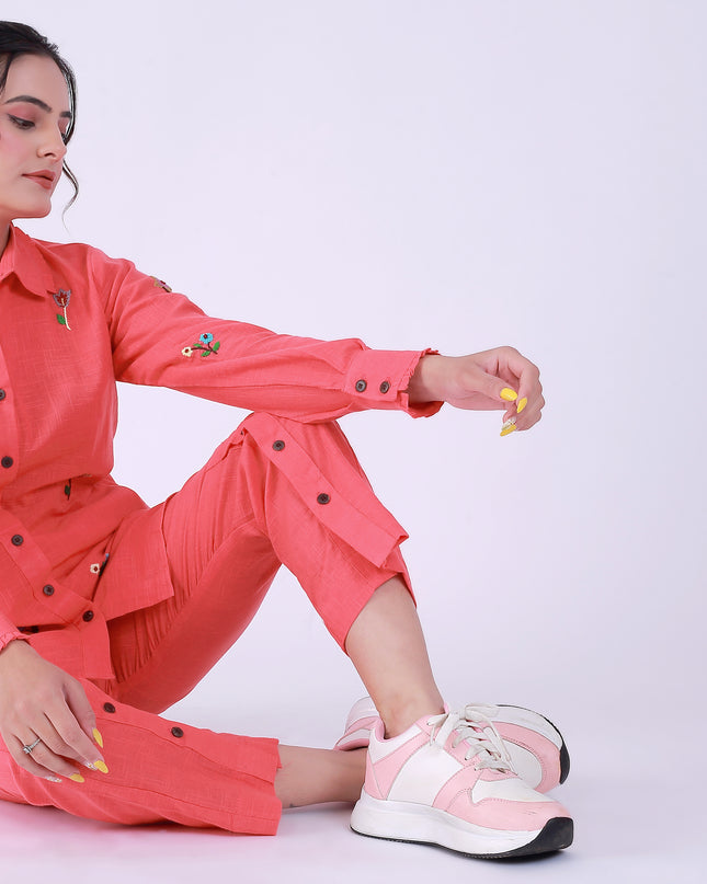 Baagicha Orange Co-ord Set