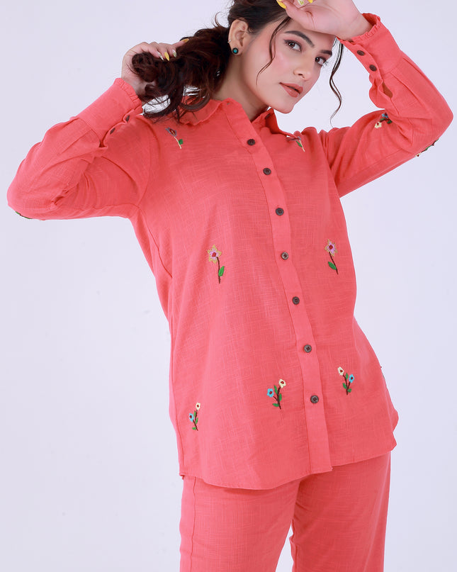 Baagicha Orange Co-ord Set