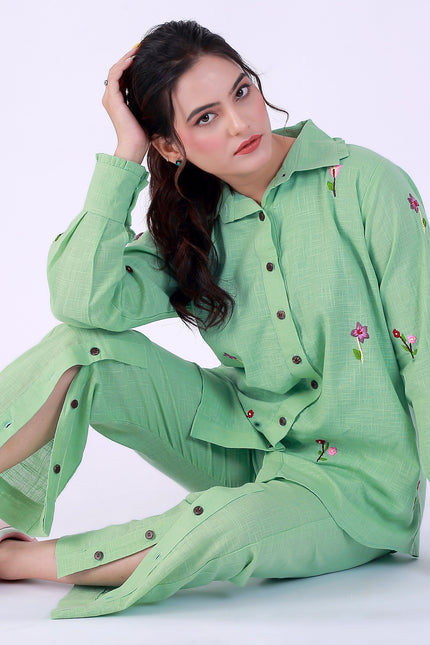 Baagicha Green Co-ord Set