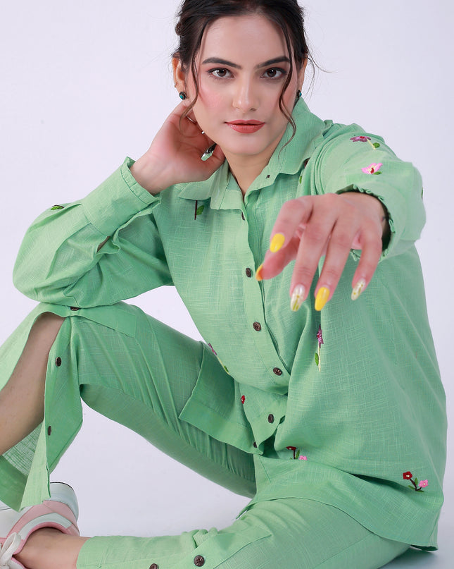 Baagicha Green Co-ord Set