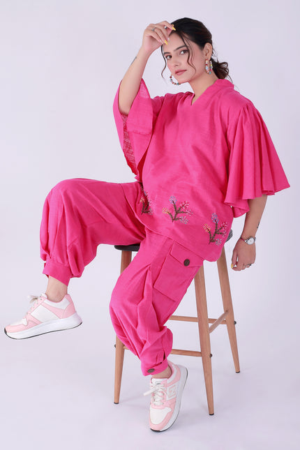 Pink Guldasta Co-ord Set