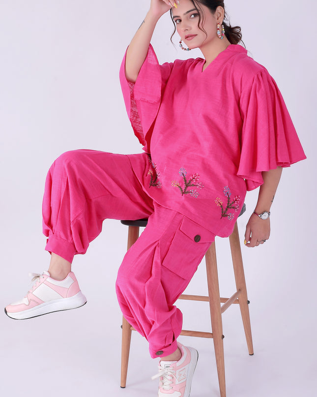Pink Guldasta Co-ord Set