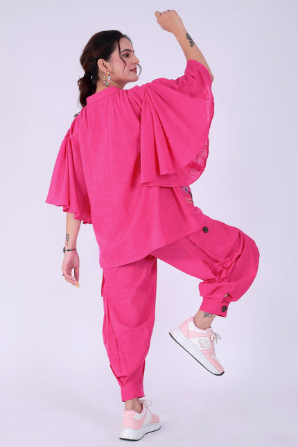 Pink Guldasta Co-ord Set