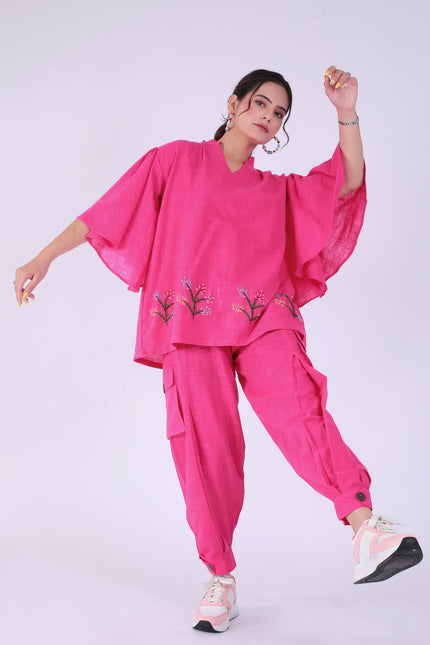 Pink Guldasta Co-ord Set