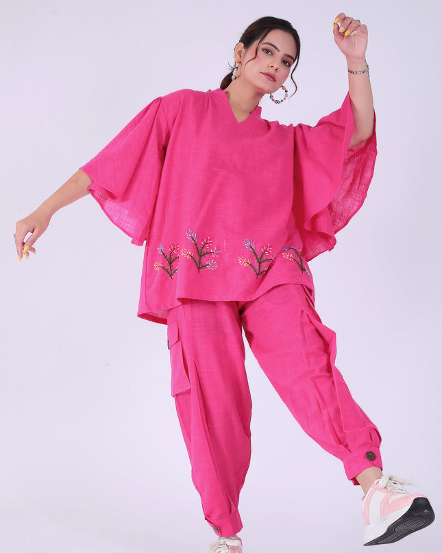 Pink Guldasta Co-ord Set