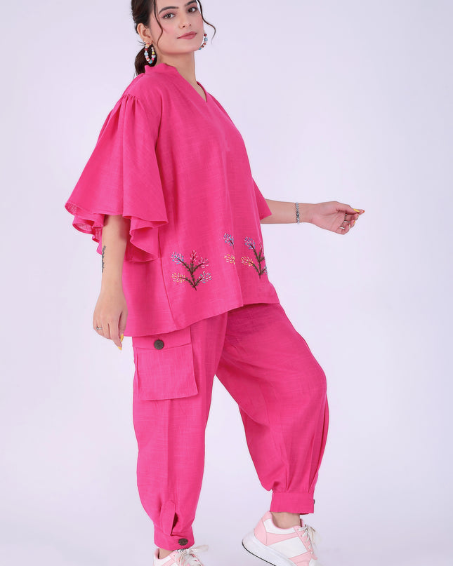 Pink Guldasta Co-ord Set