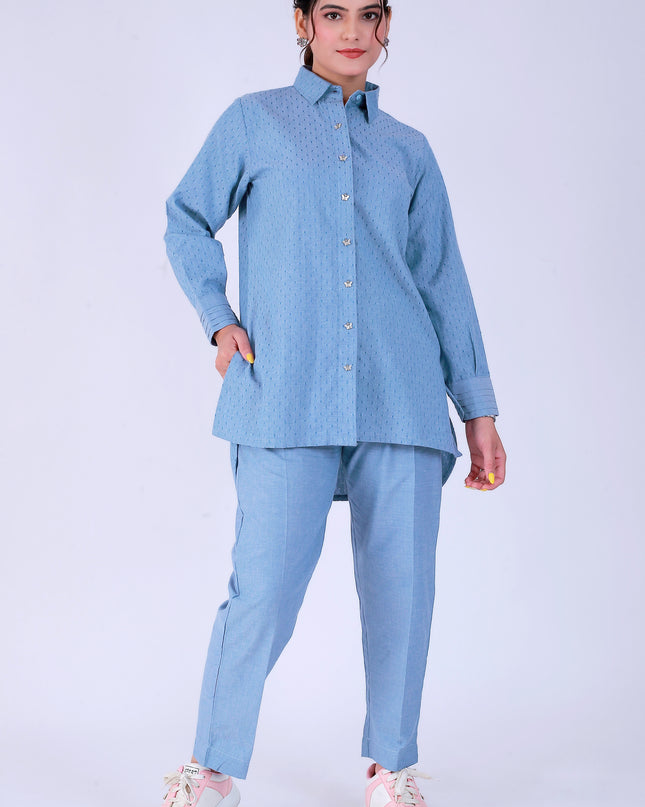 Dariya Blue Co-ord Set