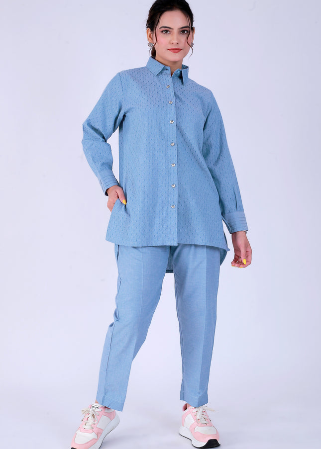 Dariya Blue Co-ord Set