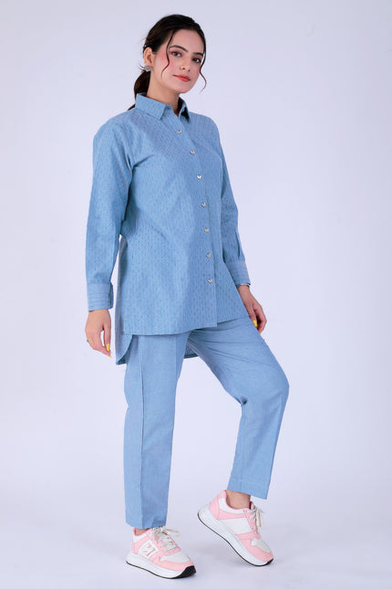 Dariya Blue Co-ord Set