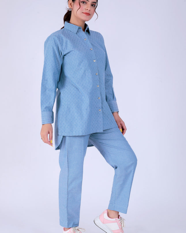 Dariya Blue Co-ord Set