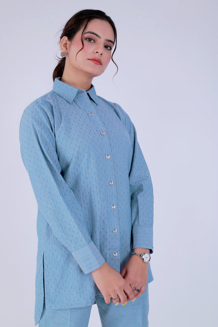 Dariya Blue Co-ord Set