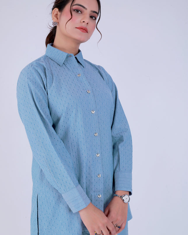 Dariya Blue Co-ord Set