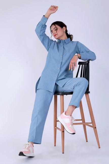 Dariya Blue Co-ord Set