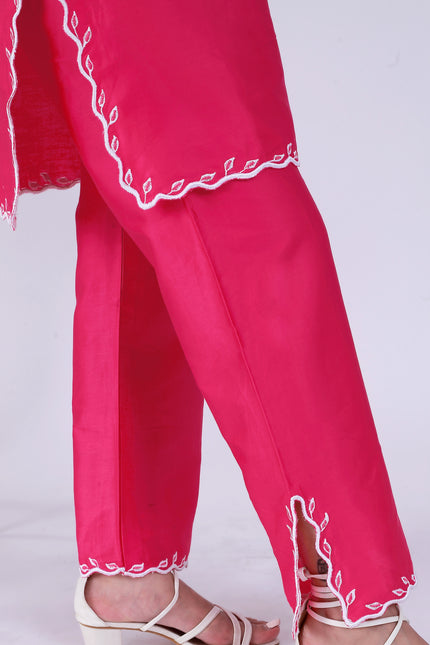 Pink Tye Dye Patti Suit Set