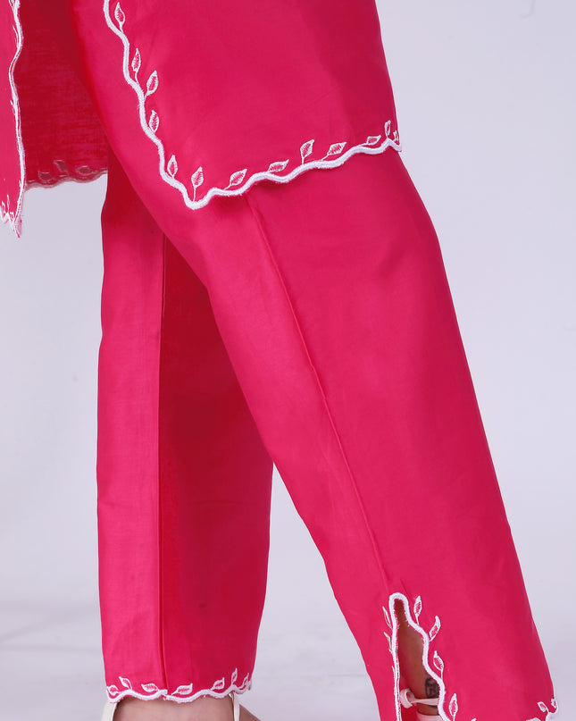 Pink Tye Dye Patti Suit Set