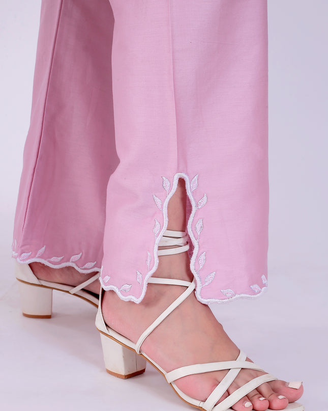 Baby Pink Tye Dye Patti Suit Set