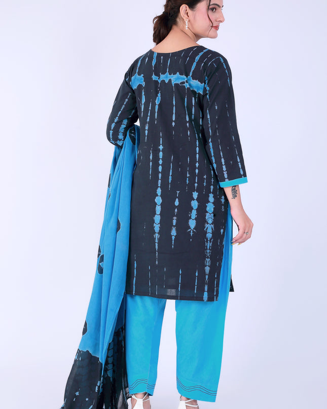 Shibori Black Suit Set