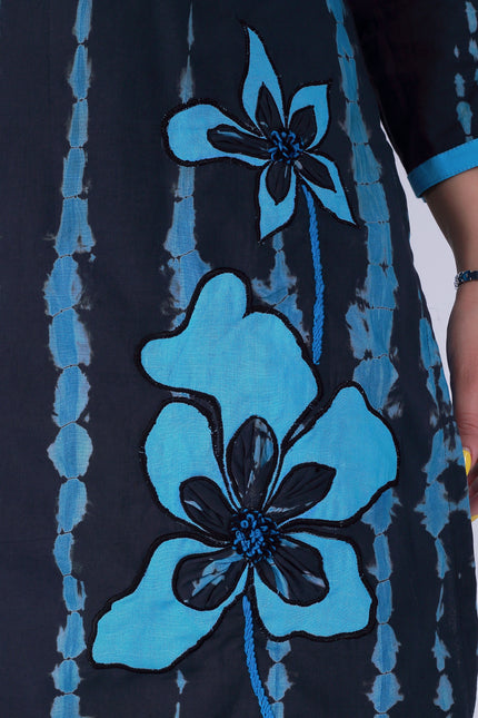 Shibori Black Suit Set