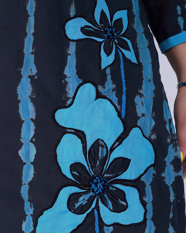 Shibori Black Suit Set