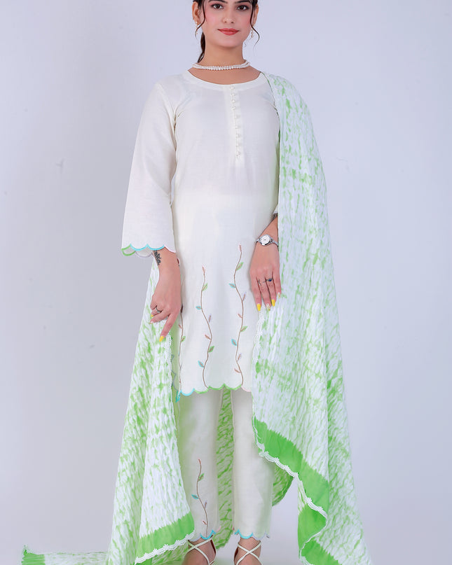 Green Shibori Tana Set
