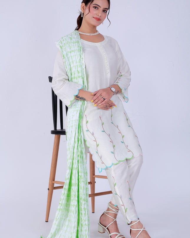 Green Shibori Tana Set