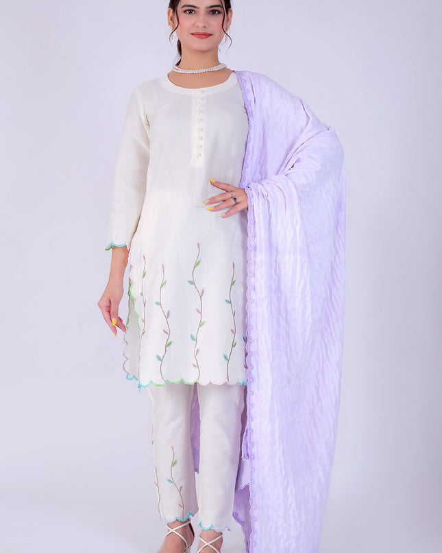 Shibori Purple Tana Set