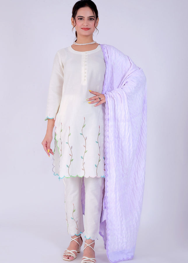 Shibori Purple Tana Set