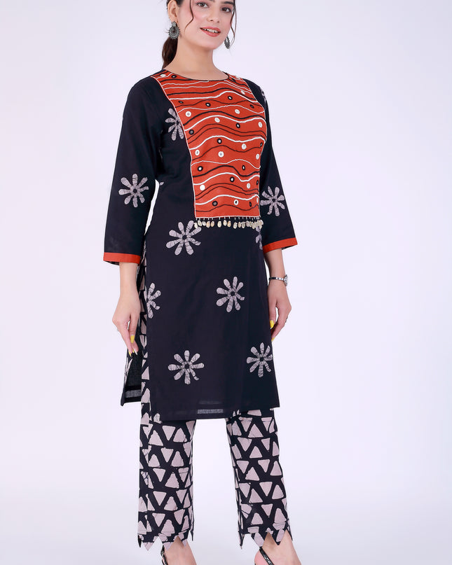 Haseena Midnight Charm Suit