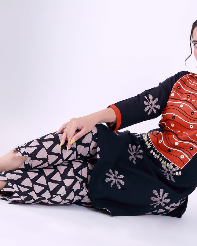 Haseena Midnight Charm Suit